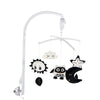 Black and White Animal Crib Mobile with Music