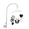 Black and White Animal Crib Mobile with Music
