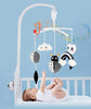 Black and White Animal Crib Mobile with Music