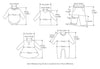 Striped Long Sleeve Cotton Tee for Kids and Toddlers