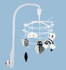 Black and White Animal Crib Mobile with Music