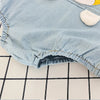 Cute Tiger Denim Baby Jumpsuit