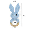 Crochet Animal Rattle Bracelet and Wooden Teethe