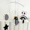 Black and White Animal Crib Mobile with Music