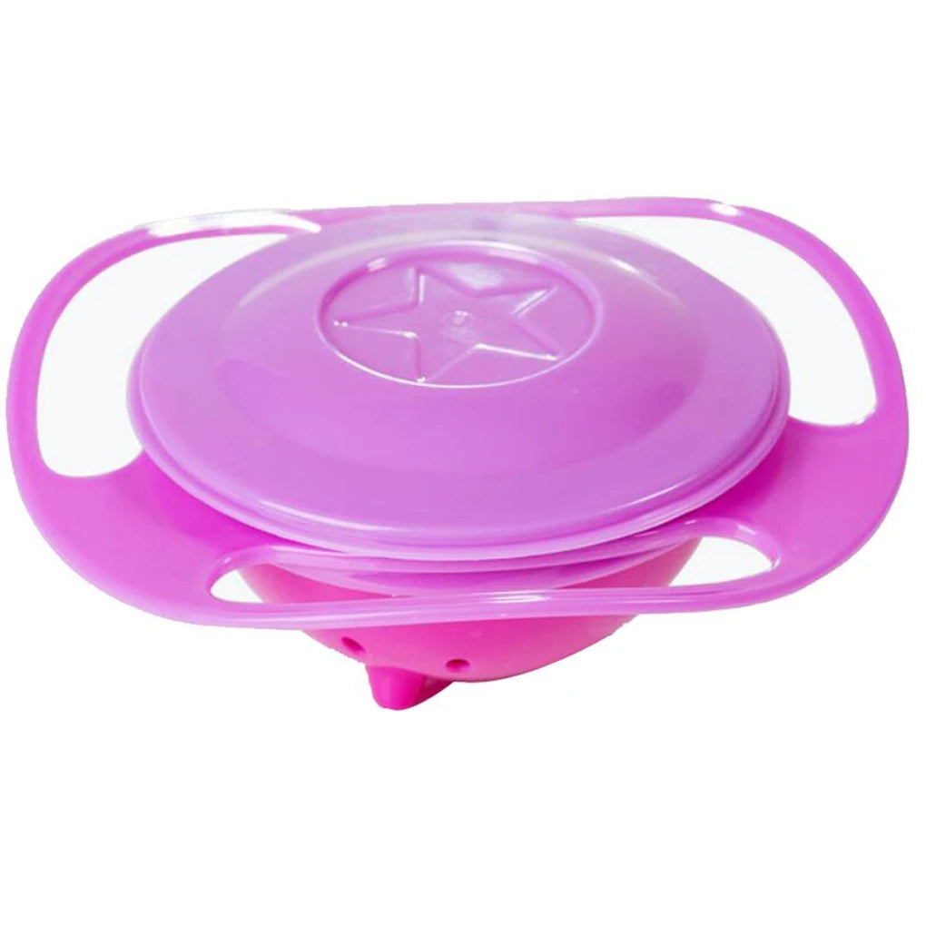Spill-Proof 360° Gyro Bowl for Babies & Kids – No Mess, No Stress!