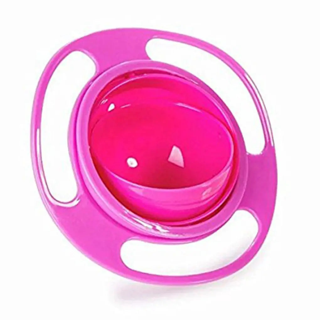 Spill-Proof 360° Gyro Bowl for Babies & Kids – No Mess, No Stress!