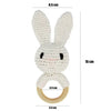 Crochet Animal Rattle Bracelet and Wooden Teethe