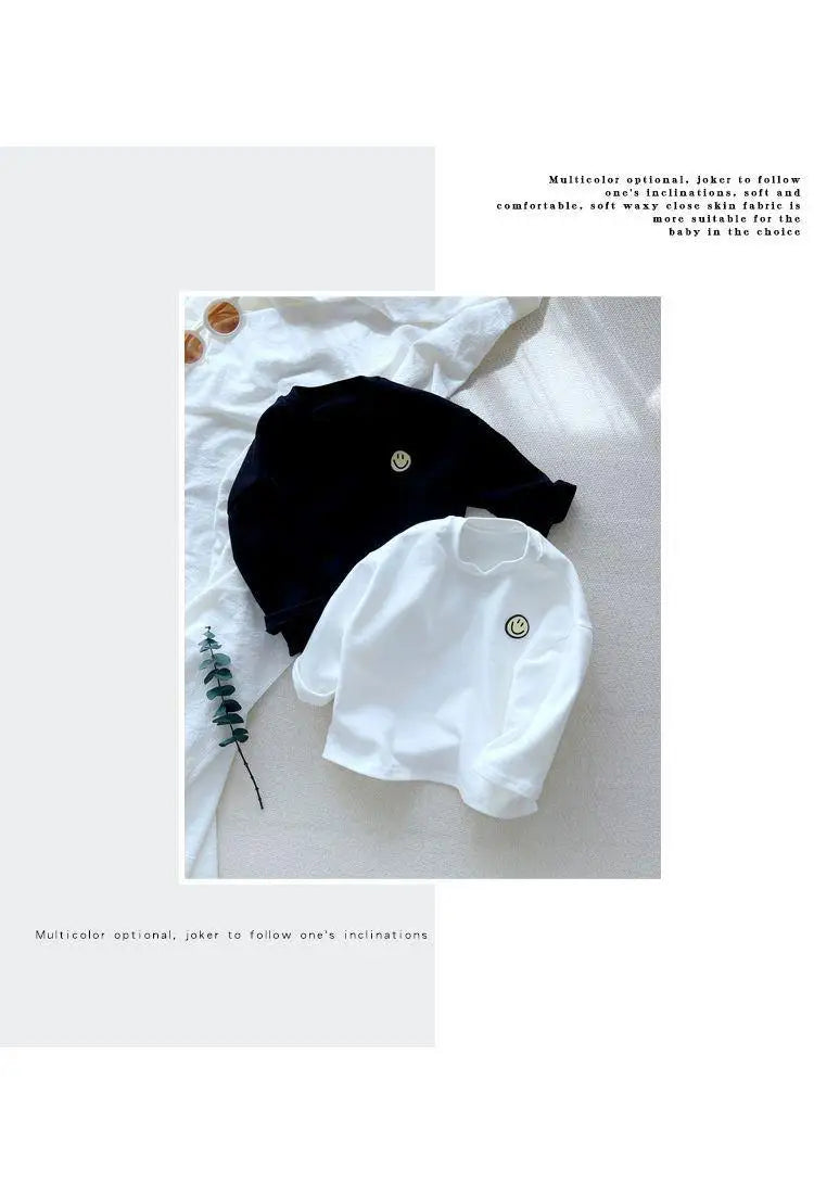 Striped Long Sleeve Cotton Tee for Kids and Toddlers