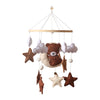 Wooden Baby Crib Mobile with Music Box