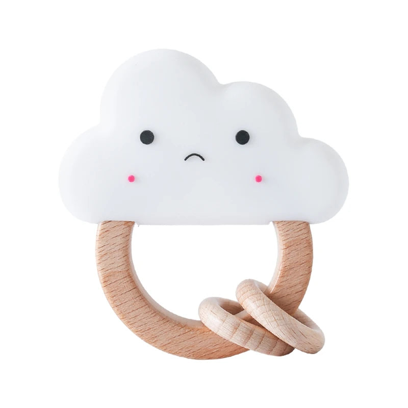 Crochet Animal Rattle Bracelet and Wooden Teethe