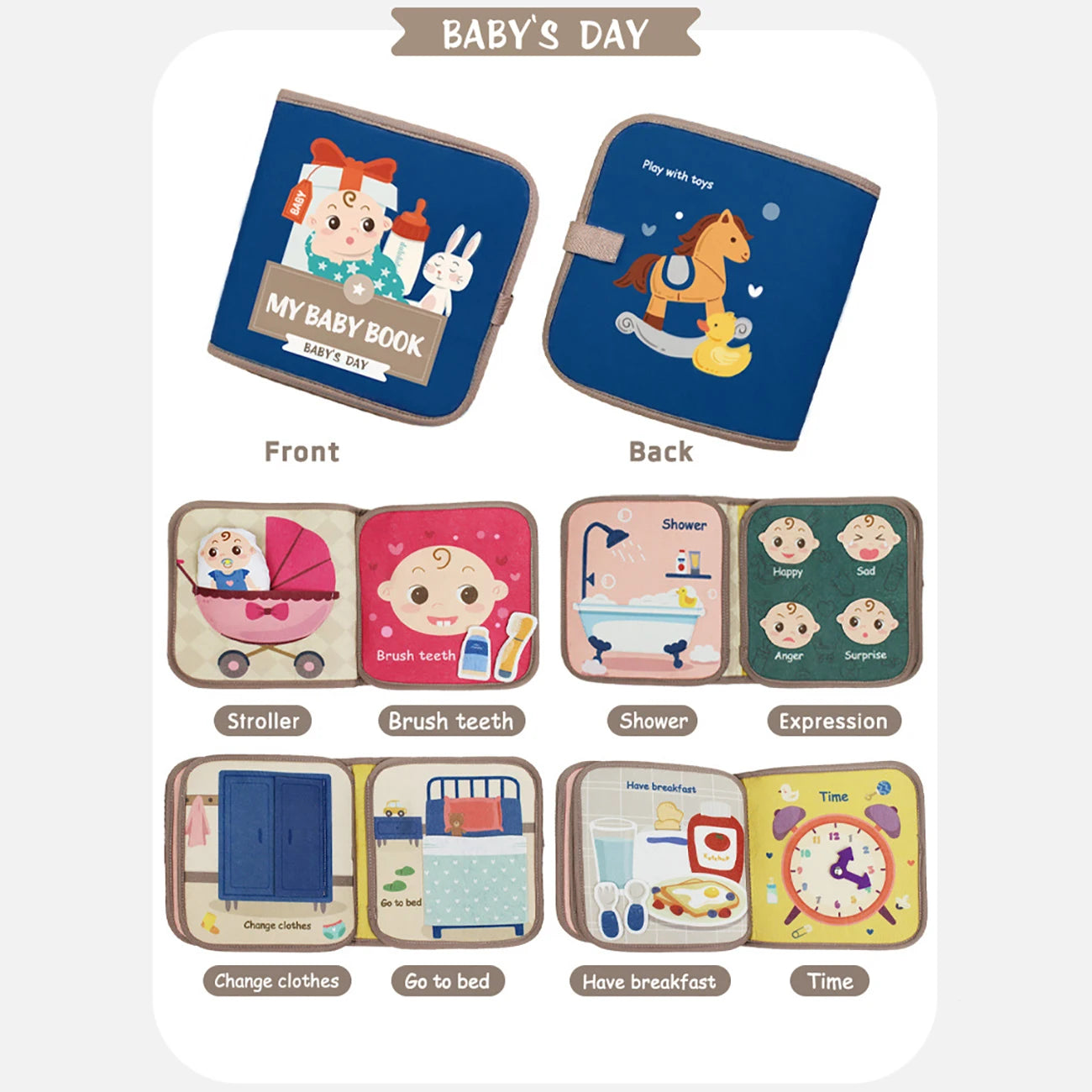 Soft Baby Cloth Books