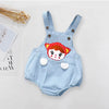 Cute Tiger Denim Baby Jumpsuit