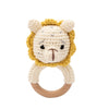 Crochet Animal Rattle Bracelet and Wooden Teethe