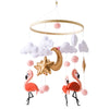 Wooden Baby Crib Mobile with Music Box
