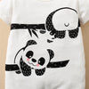 Panda-Themed Baby Romper and Hat Set
