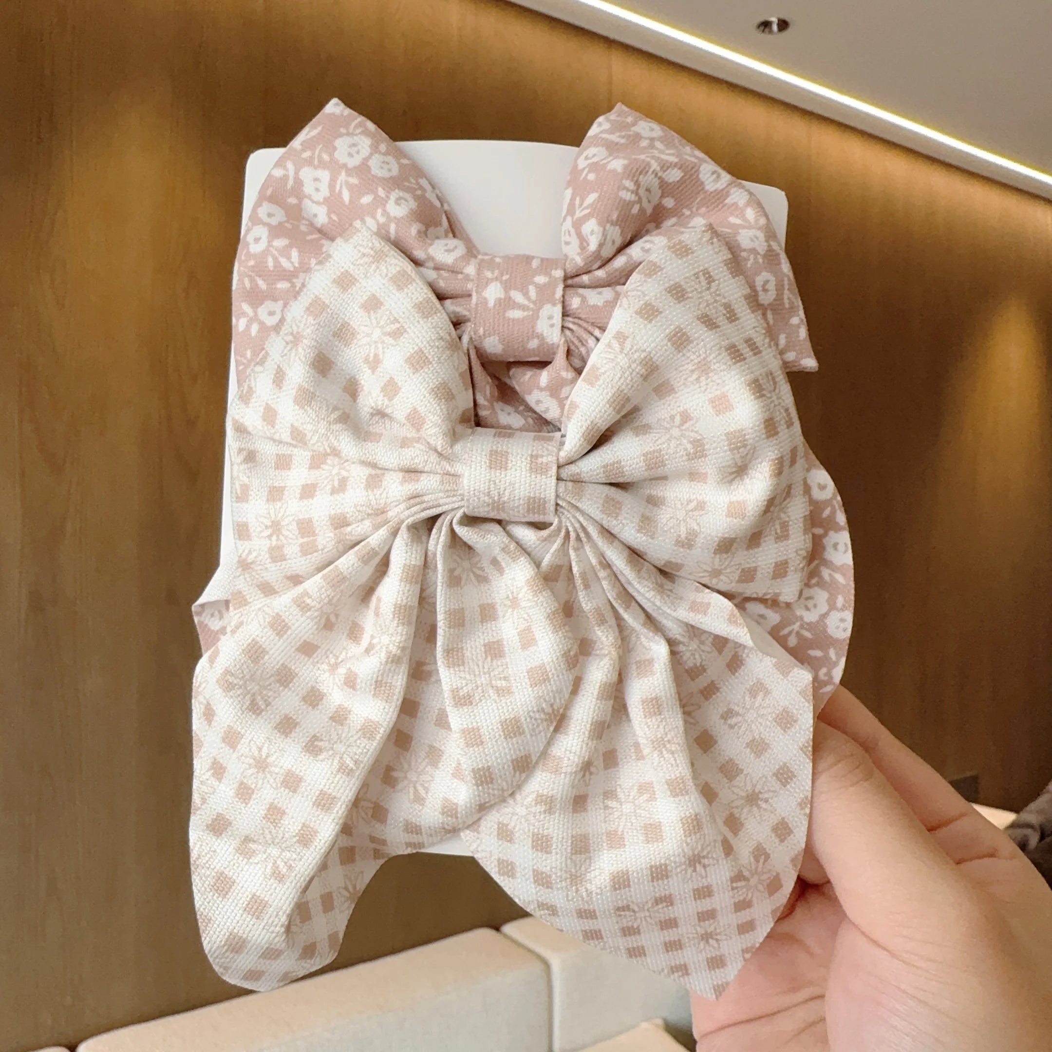 Elegant Ribbon Bow Hair Clips