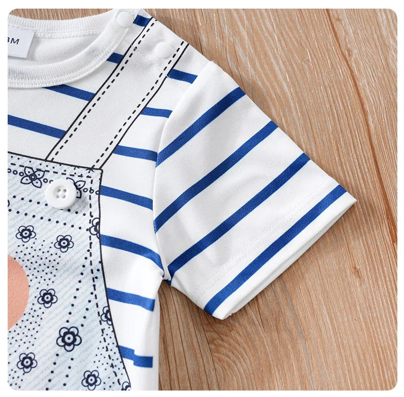 Cartoon Bear Baby Romper
