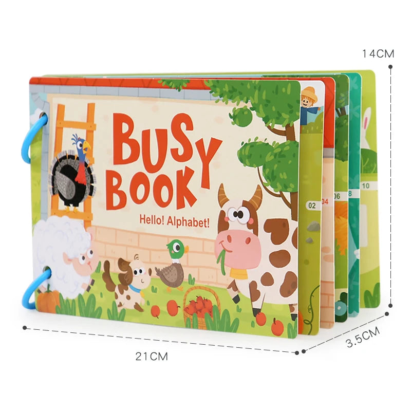 Interactive Learning Binder Quiet Busy Book