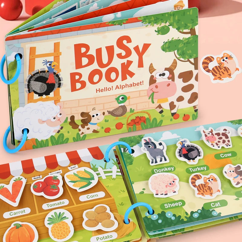 Interactive Learning Binder Quiet Busy Book