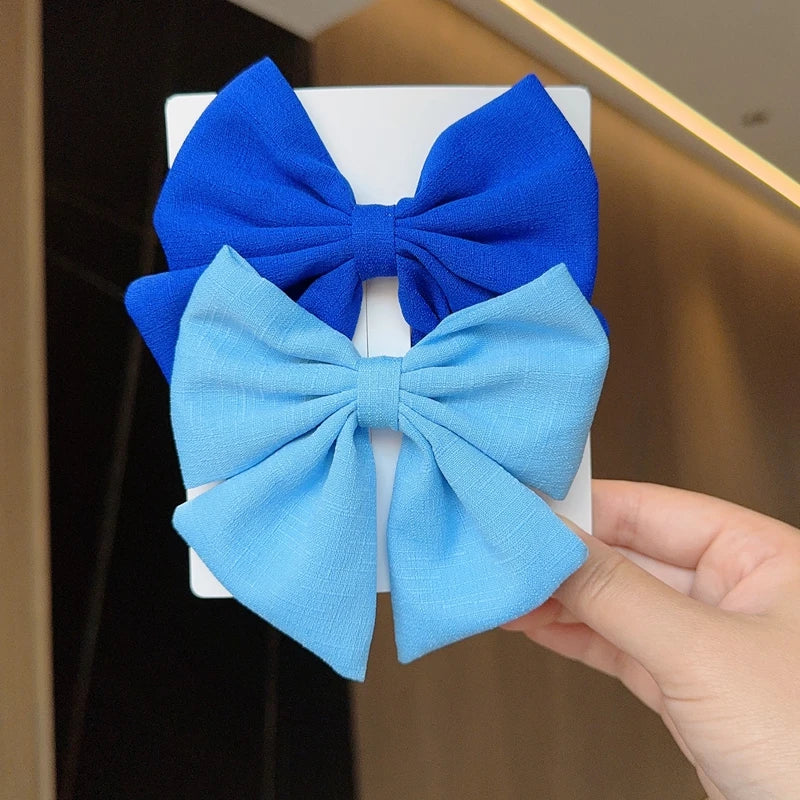 Elegant Ribbon Bow Hair Clips