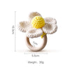 Crochet Animal Rattle Bracelet and Wooden Teethe