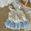 Korean Style Floral Summer Outfit for Girls