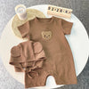 Summer Cotton Baby Romper Set