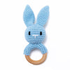 Soft Crochet Baby Rattle & Wooden Teether