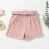 Striped Flutter Sleeve Summer Set
