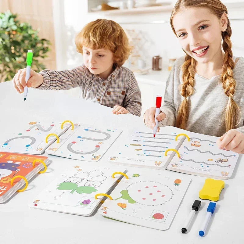 Early Learning Reusable Magic Tracing Workbook