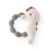 Crochet Animal Rattle Bracelet and Wooden Teethe