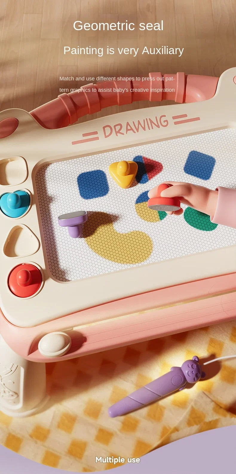 Magnetic Drawing Board for Kids