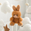Wooden Baby Crib Mobile with Music Box