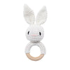 Soft Crochet Baby Rattle & Wooden Teether