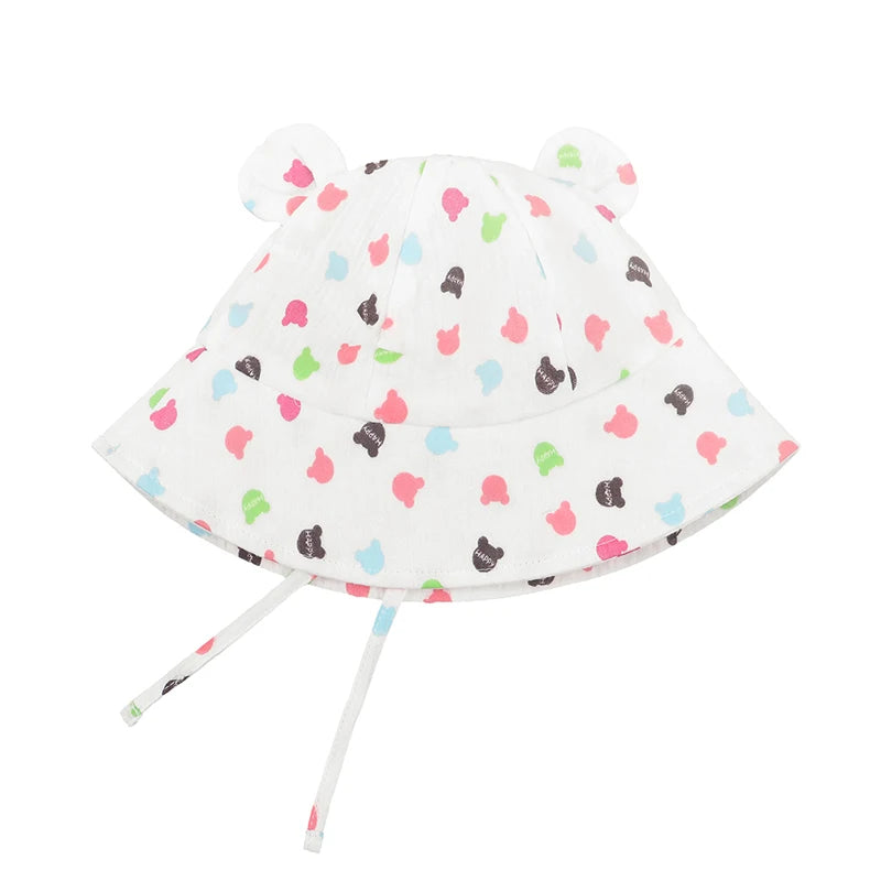 Adjustable Muslin Cotton Baby Sun Hat
