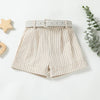 Striped Flutter Sleeve Summer Set