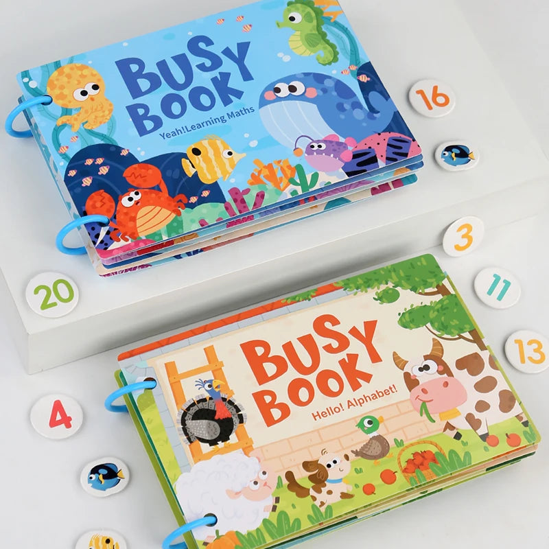 Interactive Learning Binder Quiet Busy Book