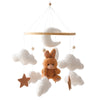 Wooden Baby Crib Mobile with Music Box