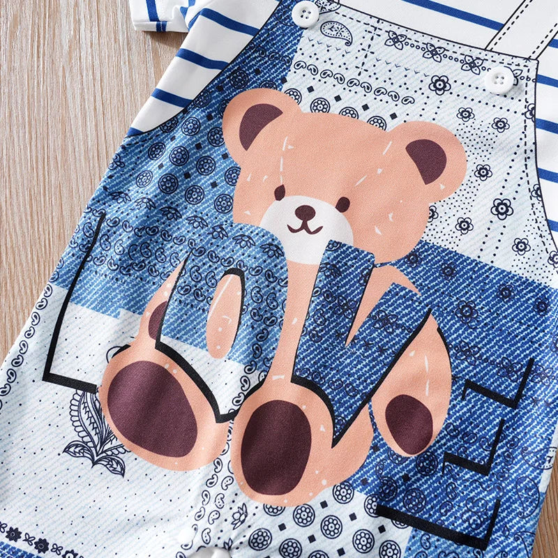 Cartoon Bear Baby Romper