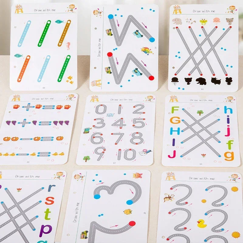 Early Learning Reusable Magic Tracing Workbook