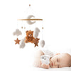 Wooden Baby Crib Mobile with Music Box
