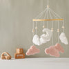 Wooden Baby Crib Mobile with Music Box