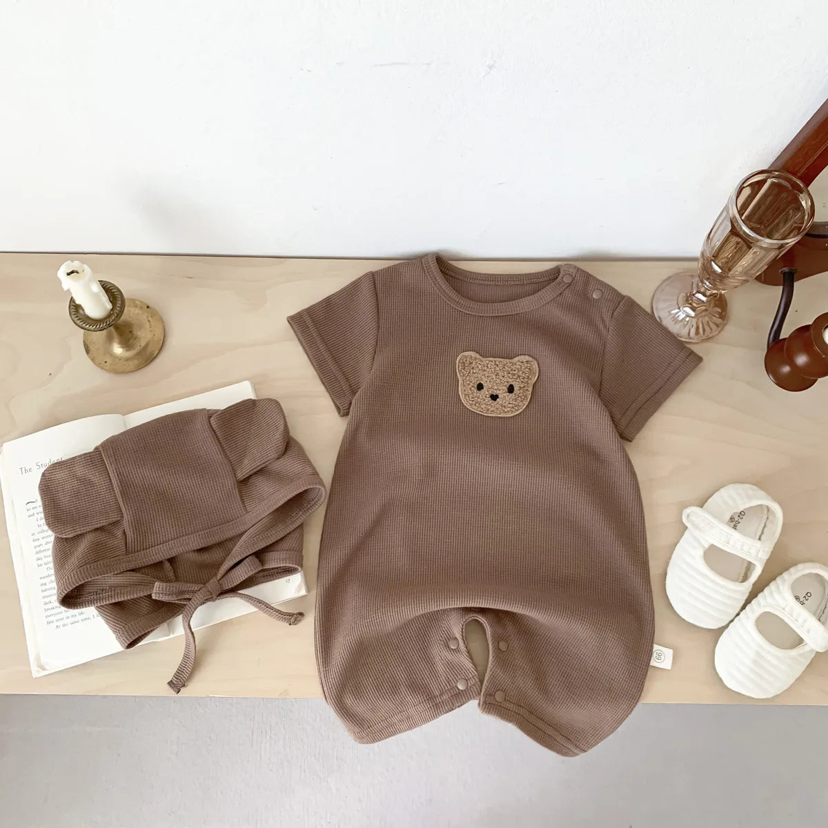 Summer Cotton Baby Romper Set