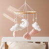 Wooden Baby Crib Mobile with Music Box