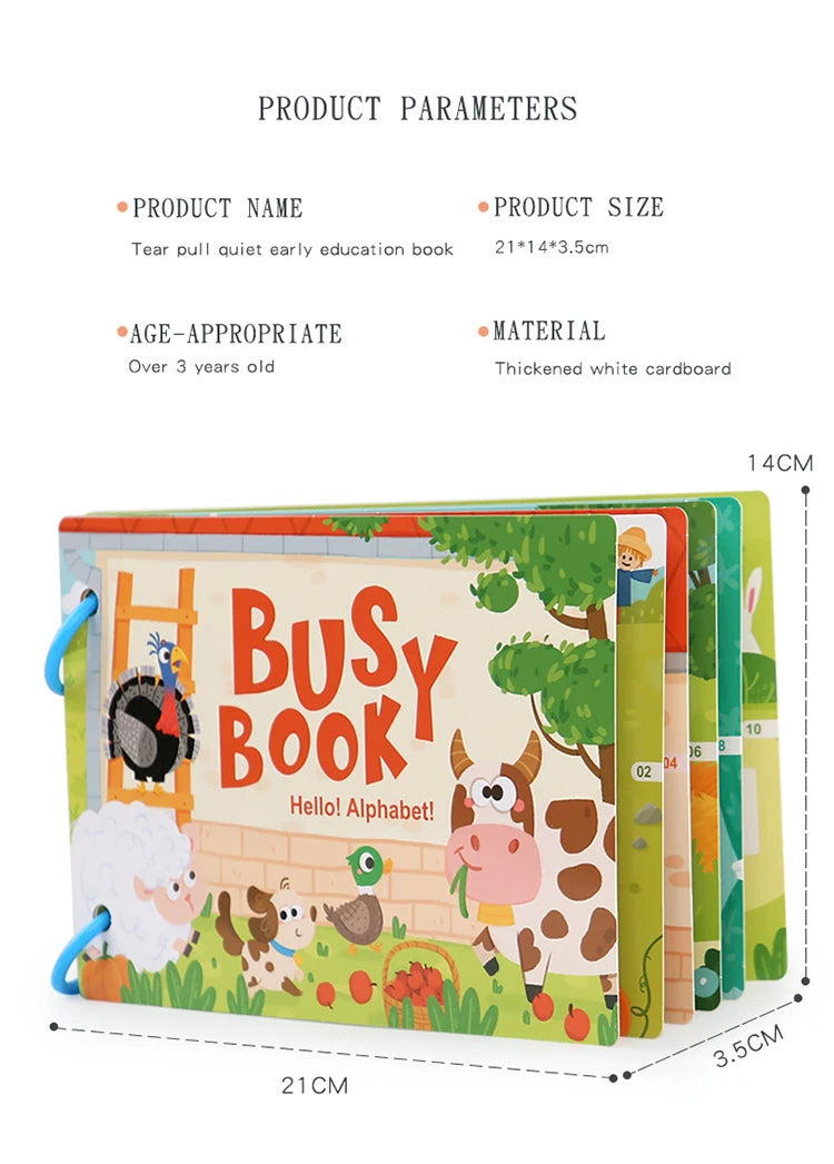 Interactive Learning Binder Quiet Busy Book