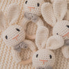 Soft Crochet Baby Rattle & Wooden Teether