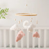 Wooden Baby Crib Mobile with Music Box