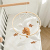 Wooden Baby Crib Mobile with Music Box