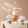 Wooden Baby Crib Mobile with Music Box