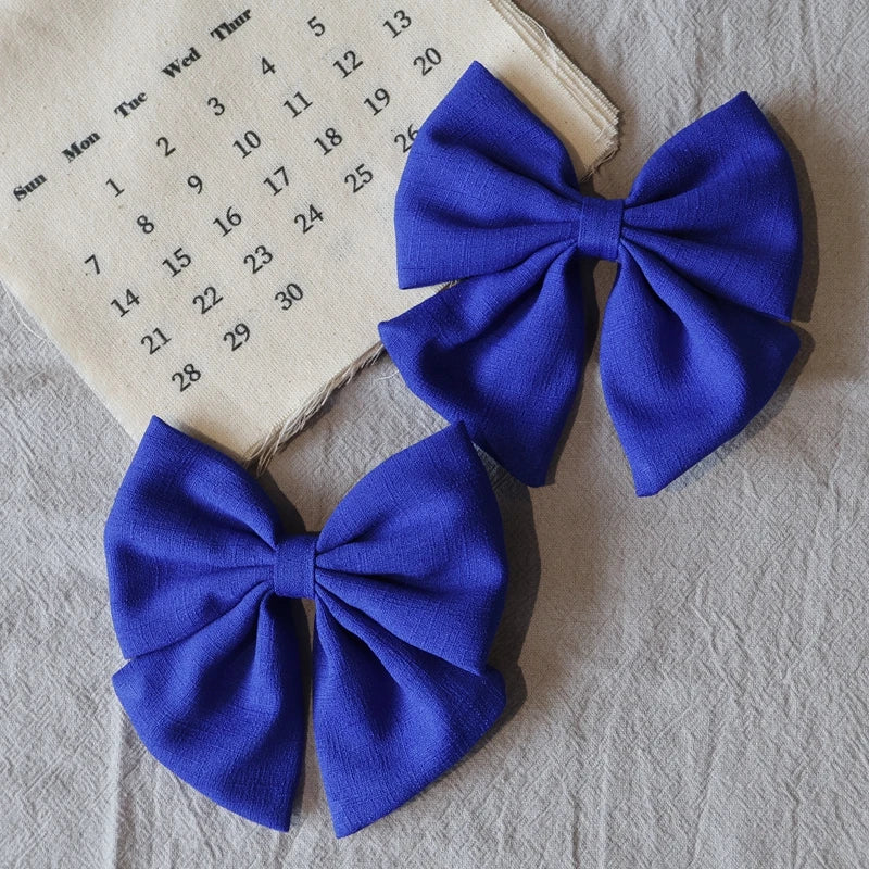 Elegant Ribbon Bow Hair Clips